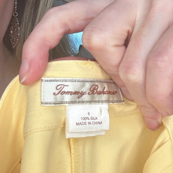 Tommy Bahama 100% silk Bermuda Golf Preppy shorts size 6 - Picture 4 of 4